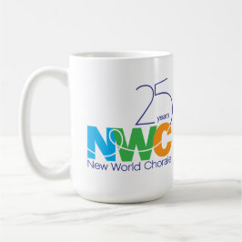Taza De Café 25° Aniversario de la nueva hembra de la Chorale