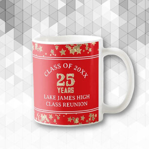 Taza De Café ¡25! Favor de reencuentro de clase divertido