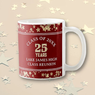 Taza De Café ¡25! Favor de reencuentro de clase divertido