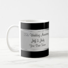 Taza De Café 25to Aniversario de boda