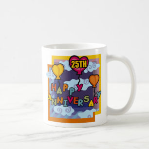 Taza De Café 25to ANIVERSARIO W1