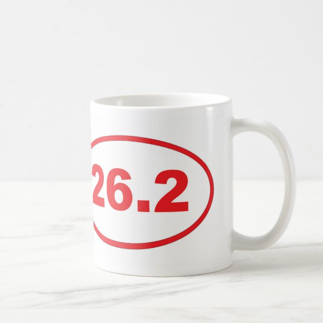 Taza De Café 26,2 Rojo (Derecha)