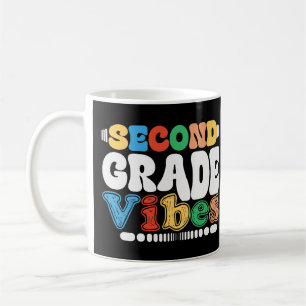 Taza De Café 2.º Grado De Vibes Divertido De Vuelta A La Escuel