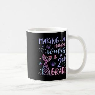 Taza De Café 2.º Grado Para Chicas Cutan Sirena De Vuelta A La