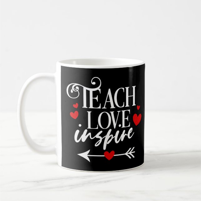 Taza De Café 2/2 Enseñar a los profesores de guardería inspirar (Izquierda)