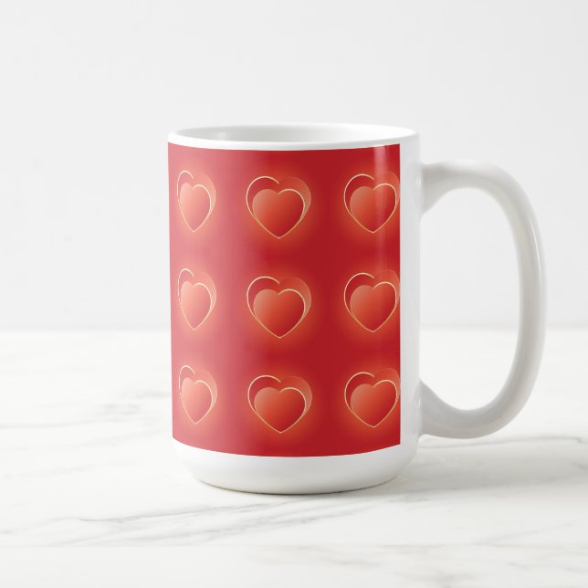 Taza De Café 2 corazones (Derecha)