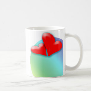 Taza De Café 2 Corazones bailando para el El día de San Valentí