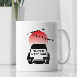 Taza De Café 2 CV Oldtimer Sunset - El viaje es el objetivo