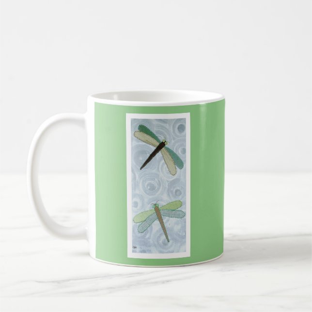 Taza De Café 2 Dragonflies #1 (Izquierda)