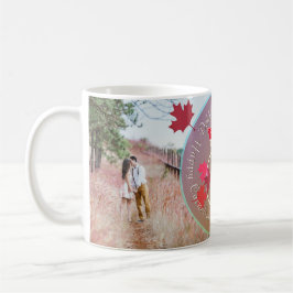 Taza De Café 2 fotos 17º aniversario del Boda Café Mug