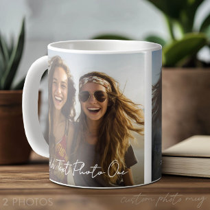 Taza De Café 2 Fotos y superposición de texto de secuencia de c