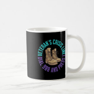 Taza De Café (2 lados) Crisis de sensibilización de veteranos m