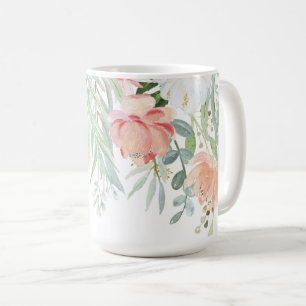 Taza De Café #2 palidecen la acuarela de la verde salvia del
