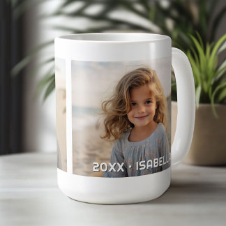 Taza De Café 2 Plantilla de fotografía Mínima moderna con texto