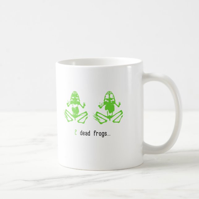 Taza De Café 2 ranas muertas (Derecha)