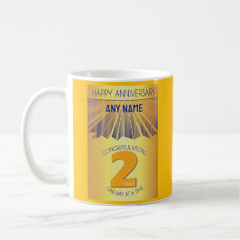 Taza De Café 2 Year Sober Anniversary | Golden Ray 12 Step