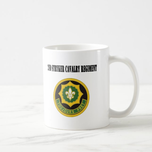 Taza De Café 2do Regimiento de caballería de Stryker (Derecha)