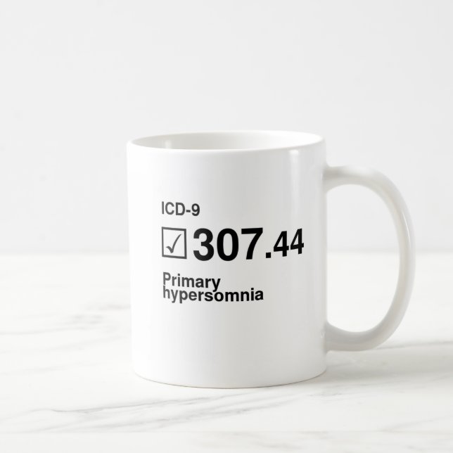 Taza De Café 307,44, hypersomnia primario (Derecha)