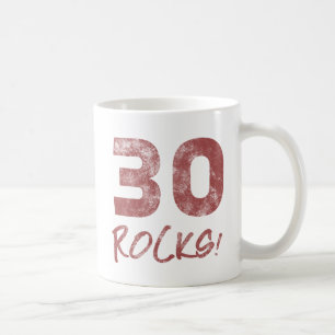 Taza De Café 30.ª Roca de Cumpleaños