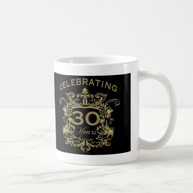 Taza De Café 30.º Aniversario Boda (Derecha)