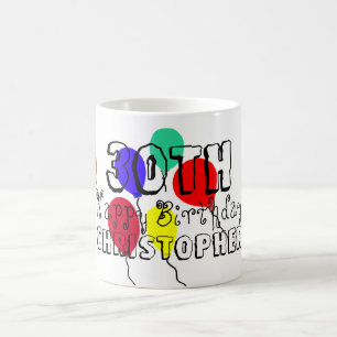 Taza De Café 30.º Balón de cumpleaños