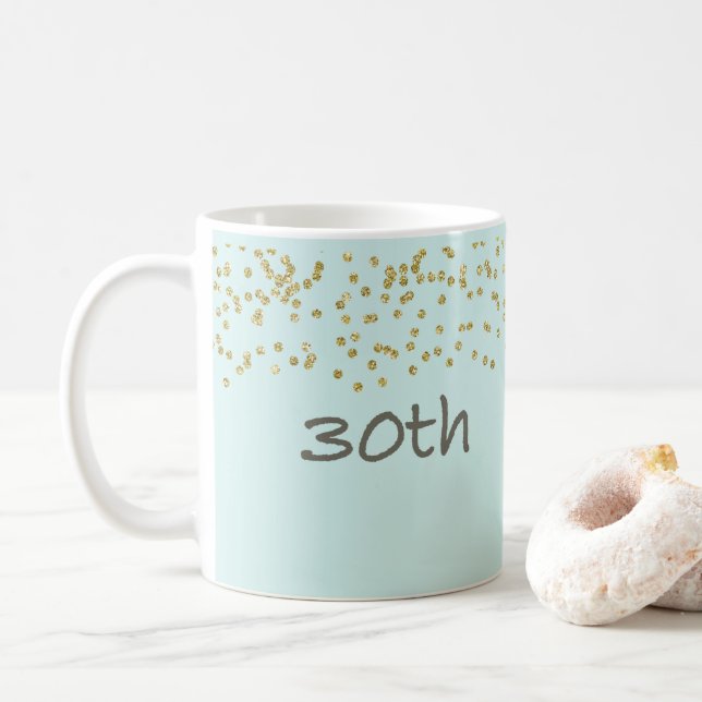 Taza De Café 30.º Confetti (Con donut)