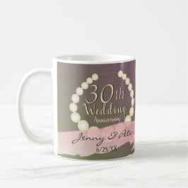 Taza De Café 30° Aniversario de la Boda de la Perla