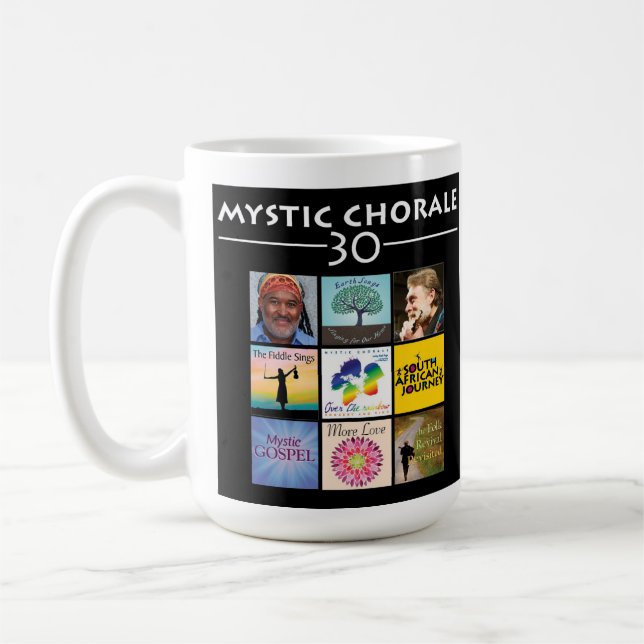 Taza De Café 30 Aniversario Mug 15 oz. (Izquierda)