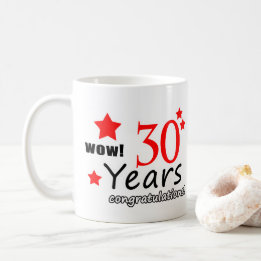 Taza De Café 30 años de aniversario