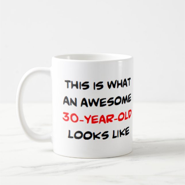 Taza De Café 30 años, increíble (Izquierda)