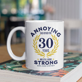 Taza De Café 30th Anniversary Gift for couples