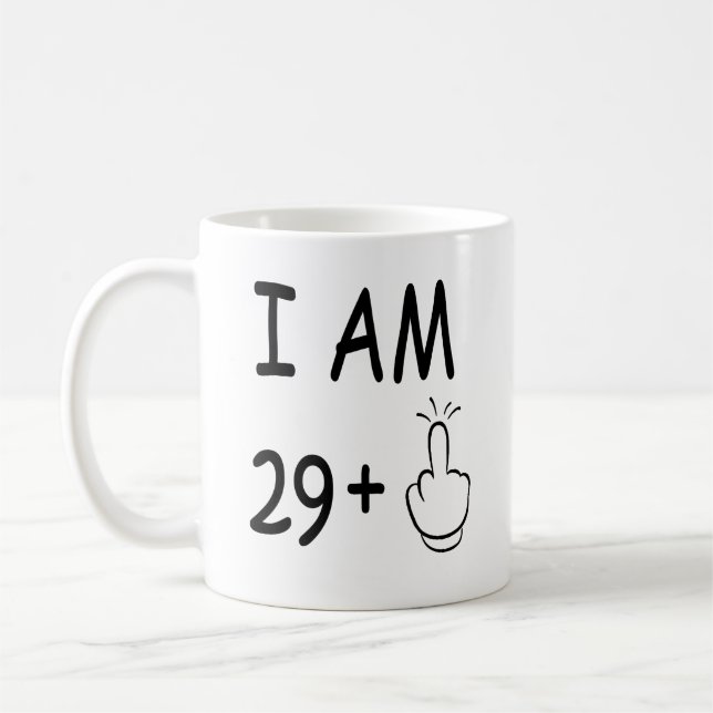 Taza De Café 30th Birthday, Funny Birthday (Izquierda)