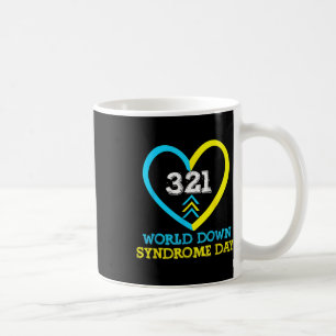 Taza De Café 321 Día Mundial del Síndrome de Down Conciencia Ve