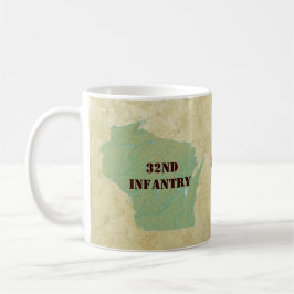 Taza De Café 32do Militares rojos de la brigada de la flecha de