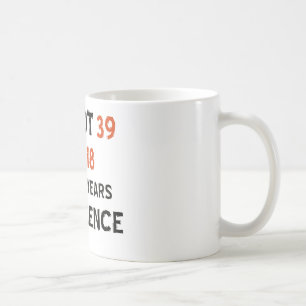 Taza De Café 39.os diseños del cumpleaños