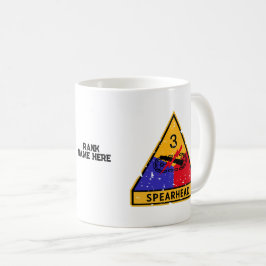 Taza De Café 3.ª División Armada - "Grunge" militar de los EE.U