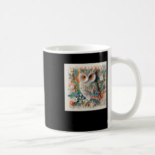 Taza De Café 3.ª Lechuza #7 Pegatina