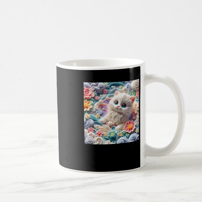 Taza De Café 3.ᵉʳ Gatito1 (Derecha)