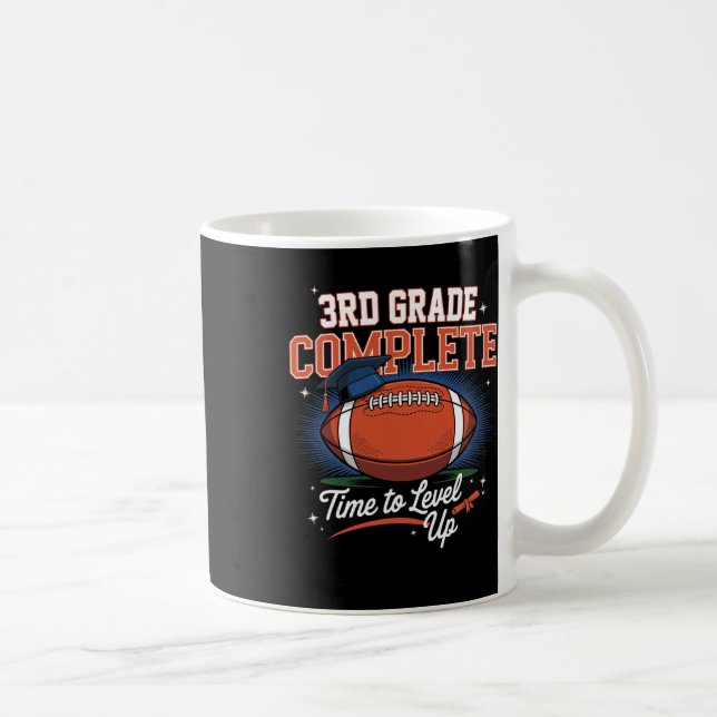 Taza De Café 3.ᵉʳ Grado Tiempo Completo Para Levantar El Fútbol (Derecha)