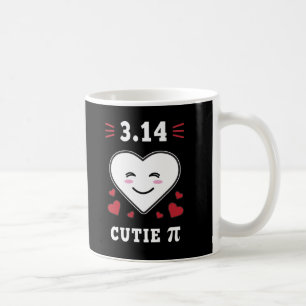 Taza De Café 3.14 Chiste de matemáticas divertidas con el coraz