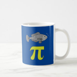 Taza De Café 3.14 Chiste de matemáticas divertidas Fish Pie Pi 