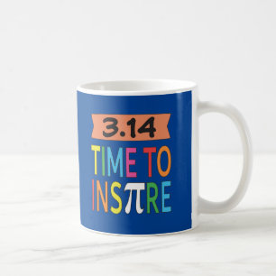 Taza De Café 3.14 Hora De Inspirar El Chiste De Matemáticas Gra