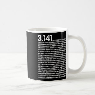 Taza De Café 3.14 Pi Day Matemáticas Número Irracional Pi