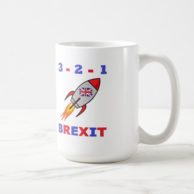 Taza De Café 3 - 2 - 1 Brexit (Derecha)