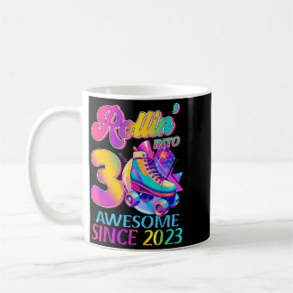 Taza De Café 3 Años Increíble Desde 2023 Cumpleaños Tema Hockey