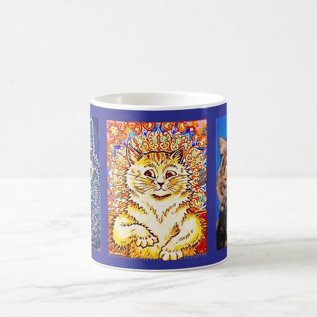 Taza De Café 3 Art Cats by Louis Wain,  (Centro)