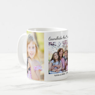 Taza De Café 3 Colaje de Fotos Los Nietos Son Nuestra Alegría N