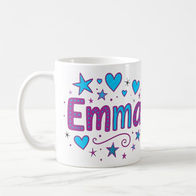 Taza De Café 3 Color Emma 1 (Izquierda)