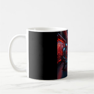 Taza De Café 3 cucarachas negras enfrentaron a humanos con ojos