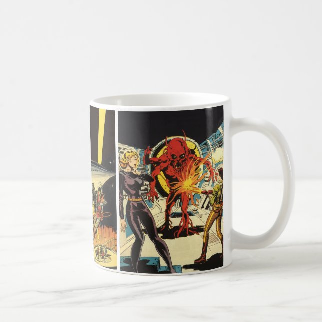 Taza De Café 3 Escenas diferentes de ciencia ficción ficticia (Derecha)